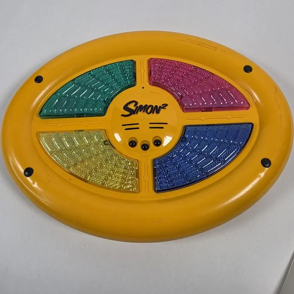 Simon 2 Electronic Memory Double Sided Game Unit Milton Bradley Hasbro 2000